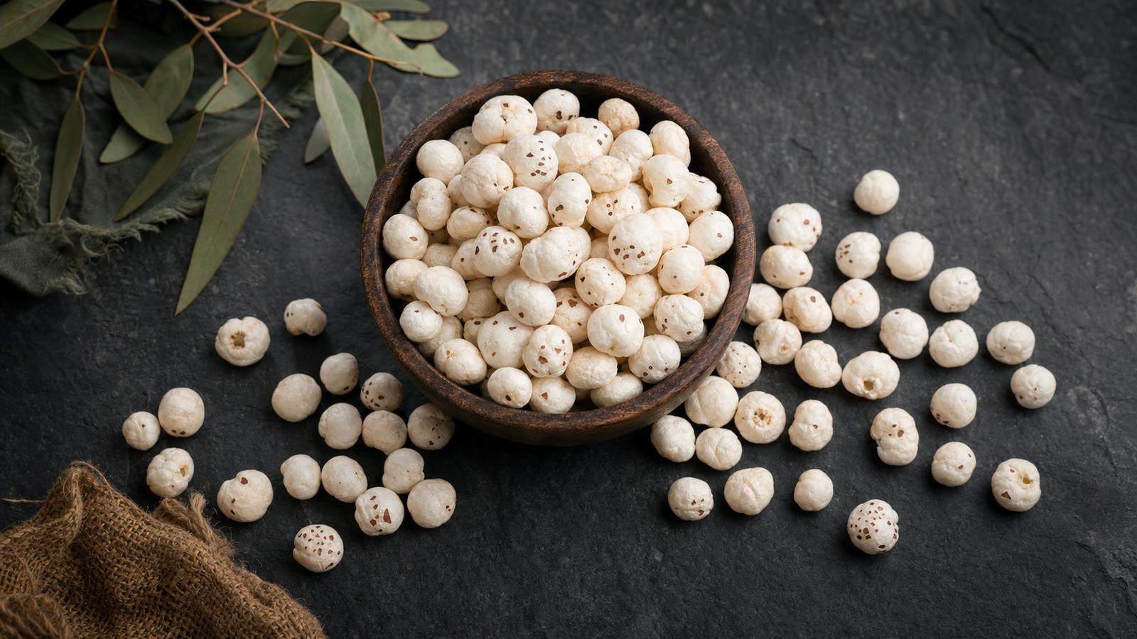 Foxnuts or makhana