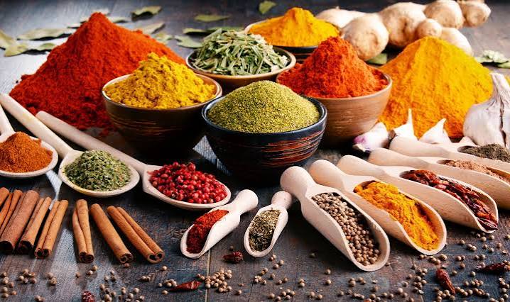 Colorful Indian spices